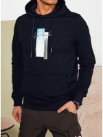 FashionStreet pánska tmavomodrá mikina s kapucňou BX5727