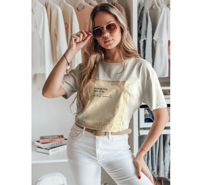 Dámské tričko šedé model 21976594 - Dstreet