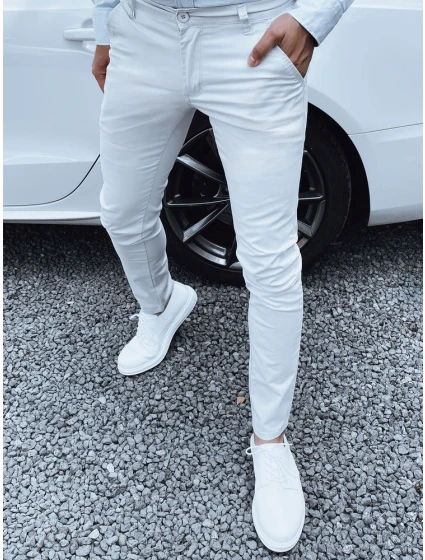 Pánské světle šedé kalhoty Dstreet model 21976831 - FashionStreet