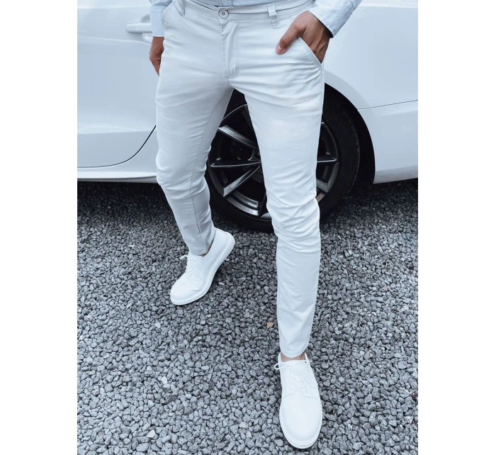 Pánské světle šedé kalhoty Dstreet model 21976831 - FashionStreet