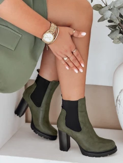 Dámske topánky na podpätku CHICMOVE green Dstreet ZY1019