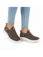 Dámská hnědá slipon sportovní obuv model 22021815 - Potocki