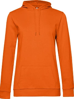B&C #Hoodie /women Dámska mikina s kapucňou 01.W04W čistá oranžová