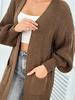 Sveter dlhý sveter hnedý