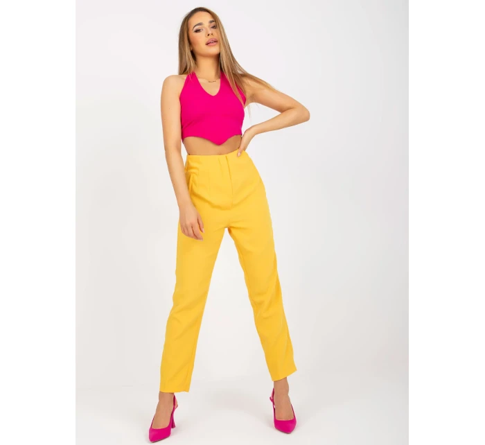 Nohavice BR SP 219.71 tmavo žltá