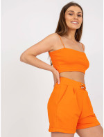 Dámske šortky RV N 8017.10 oranžové