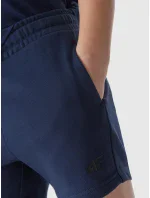 Chlapecké teplákové šortky 4F - tmavě modré