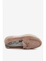 Semišové poltopánky 26PB18 beige - Jezzi