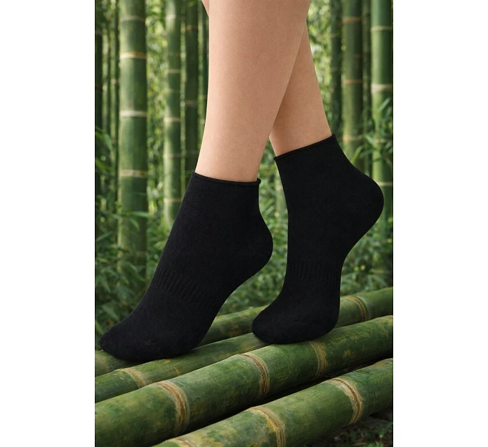 Hladké ponožky 6-11 rokov bambusové