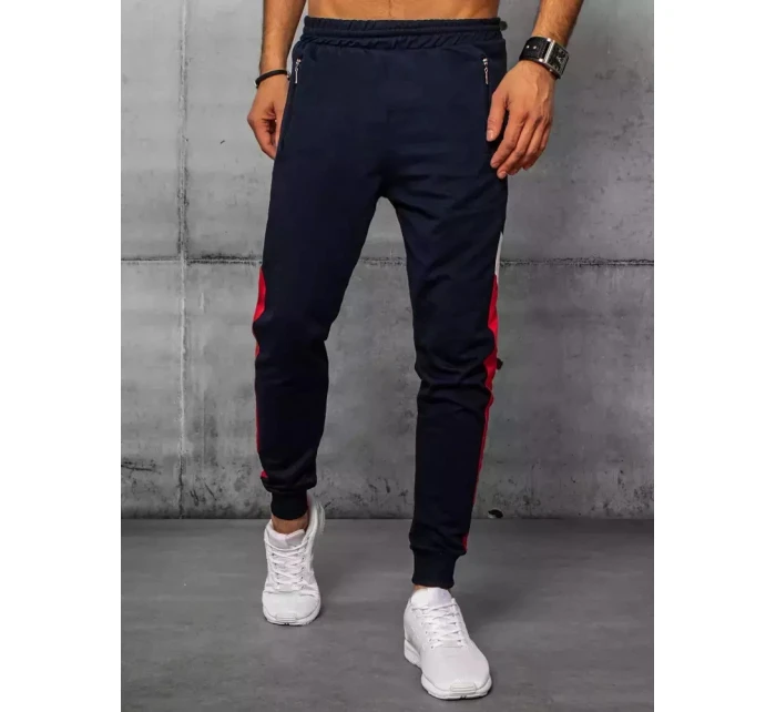 Pánské tmavě modré tepláky Dstreet model 21963039 - FashionStreet Pánské tmavě modré tepláky Dstreet model 21963039 - FashionStreet