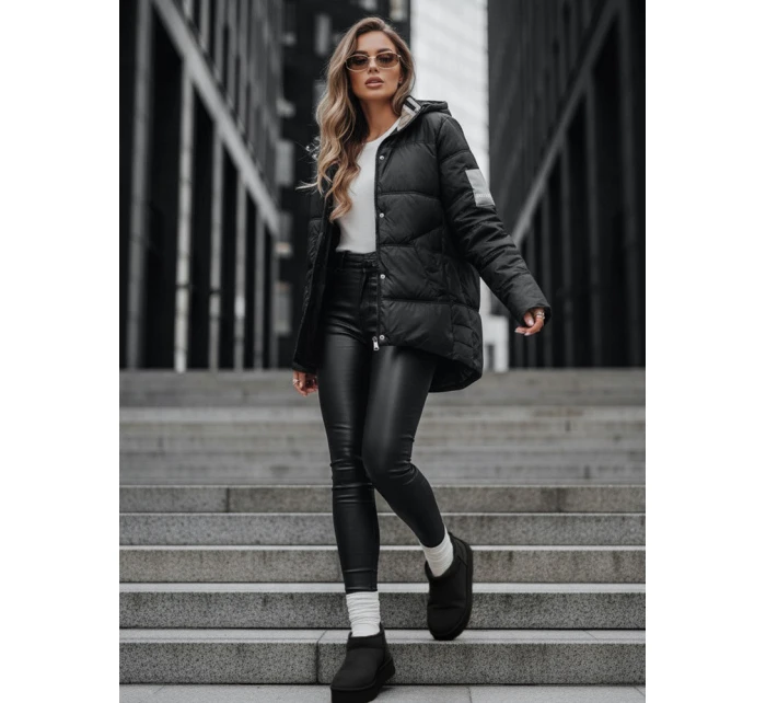 Dámska prešívaná bunda HIMES čierna FashionStreet TY4245 Dámska prešívaná bunda HIMES čierna FashionStreet TY4245