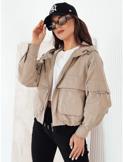 Dámská přechodná bunda béžová Dstreet model 21974764 - FashionStreet