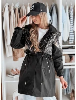 Dámska prechodná bunda FERIPARKA black FashionStreet TY4875
