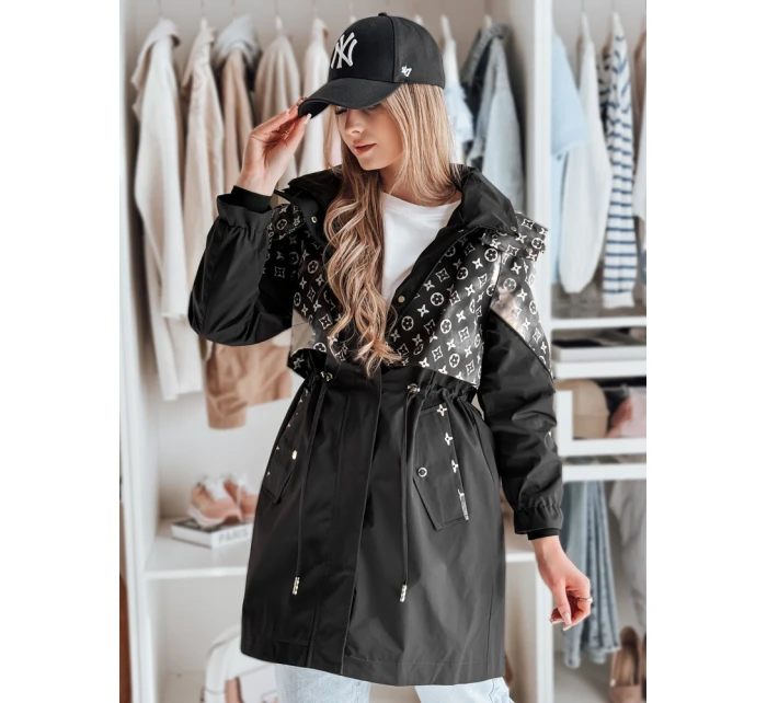 Dámska prechodná bunda FERIPARKA black FashionStreet TY4875