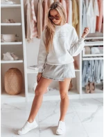 Dámska nadrozmerná mikina s výšivkou EASYJOY sivá FashionStreet BY1517 Dámska nadrozmerná mikina s výšivkou EASYJOY sivá FashionStreet BY1517