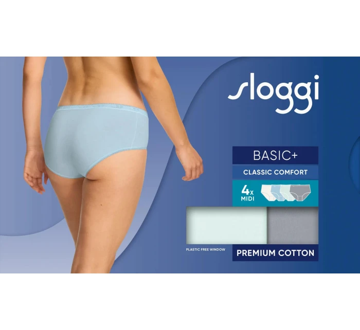 Basic+ Midi model 22005462 BLUE BLUE - Sloggi Basic+ Midi model 22005462 BLUE BLUE - Sloggi