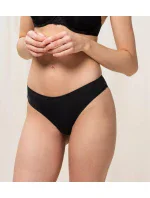 Tangá Lovely Micro Brazilian String čierna - TRIUMPH