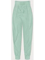 Tenké tepláky v mätovej farbe (CK03-61)