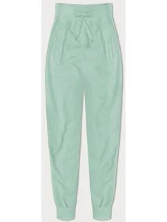 Tenké teplákové kalhoty v mátové barvě model 21427420 - J.STYLE