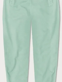 Tenké tepláky v mätovej farbe (CK03-61)