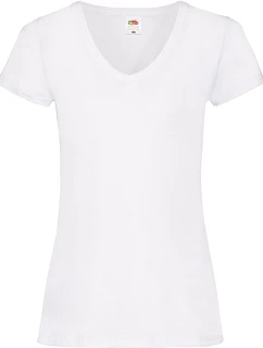 LadyFit Valueweight VNeck T Dámské tričko s výstřihem do V model 22444708 white - Fruit of the Loom