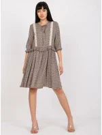 Šaty CHA SK 1710 1.52 hnedá Šaty CHA SK 1710 1.52 hnedá