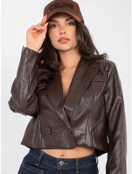 IT KR bunda FL9719 1.36 tmavohnedá