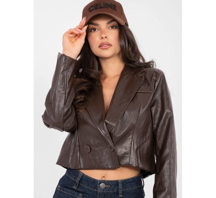 IT KR bunda FL9719 1.36 tmavohnedá