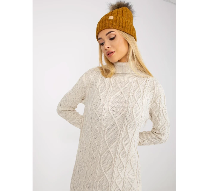 Dámská čepice JK CZ model 14838324 tmavě žlutá - FPrice Dámská čepice JK CZ model 14838324 tmavě žlutá - FPrice