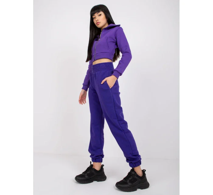 Tepláky RV DR 7460.11 tmavo fialová