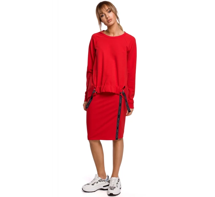 Dámská mikina model 20210026 červená - Moe Dámská mikina model 20210026 červená - Moe