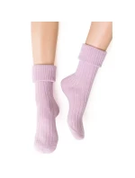 Dámske ponožky na spanie 067 svetlo fialové - Steven