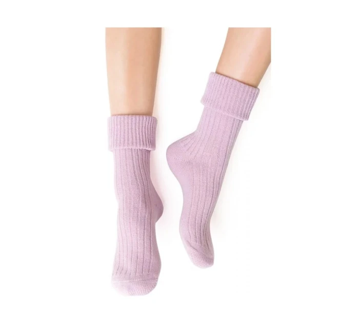 Dámske ponožky na spanie 067 svetlo fialové - Steven