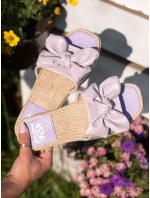 Moderní dámské fialové nazouváky bez podpatku Moderní dámské fialové nazouváky bez podpatku