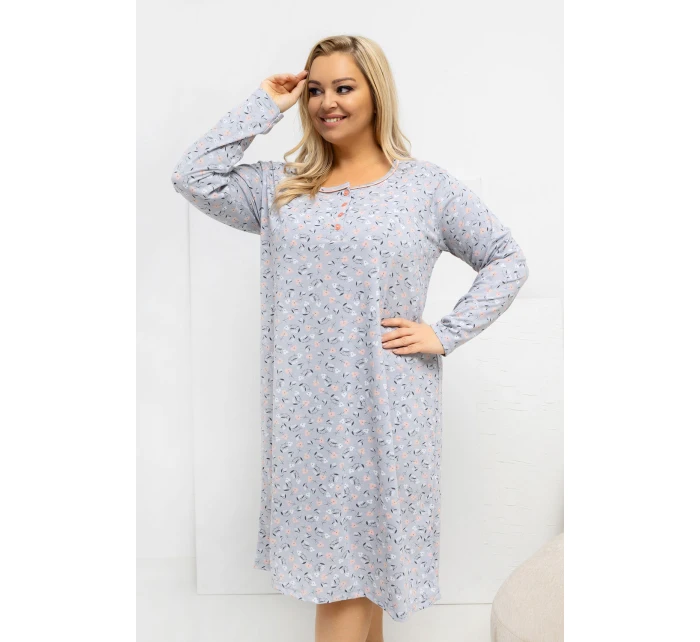 Nadmerné veľkosti Nočná košeľa model 223307 Forever Pink