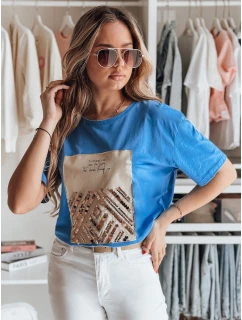 Dámské tričko modrá Dstreet model 21977065 - FashionStreet