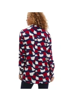 Tommy Hilfiger Viskózové tričko W WW0WW31447 Tommy Hilfiger Viskózové tričko W WW0WW31447