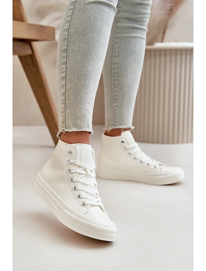 Dámské Zateplené Tenisky Z Eko Kůže Bílé Big Star model 21669546 - Big Star Shoes Dámské Zateplené Tenisky Z Eko Kůže Bílé Big Star model 21669546 - Big Star Shoes