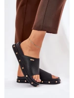 Dámské Sandály Na Platformě S Big Star Černé model 21690741 - Big Star Shoes Dámské Sandály Na Platformě S Big Star Černé model 21690741 - Big Star Shoes