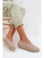 Dámské espadrilky na platformě béžové model 22026540 - EVENTO