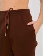 Tepláky CLM DR 1107.98 tmavohnedé