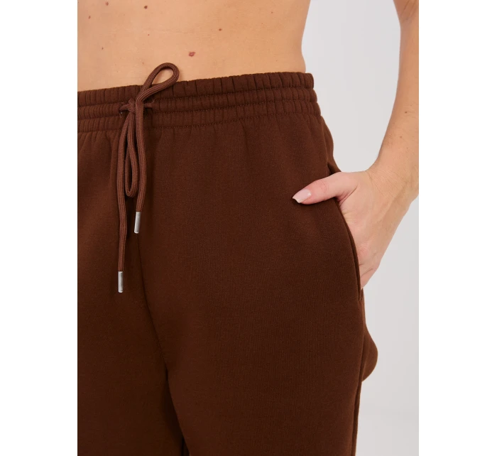 Tepláky CLM DR 1107.98 tmavohnedé