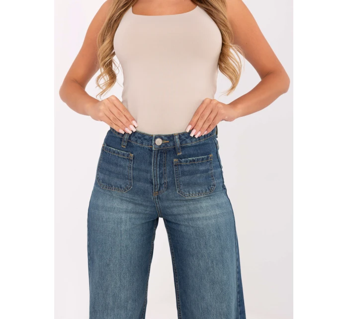 Spodnie model 21314530 ciemny niebieski - FPrice