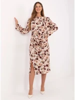 Šaty IT SK 20057 1.02 béžová Šaty IT SK 20057 1.02 béžová