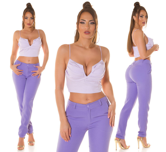 Sexy Koucla Musthave Crop Top with ruffled band
