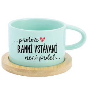 Hrníček makronka - Protože [doplň si sám] není prdel