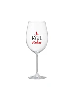 YOU ARE MY EVERYTHING - číry pohár na víno 350 ml