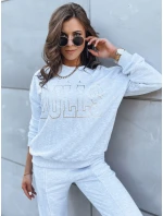 Dámská tepláková souprava light grey Dstreet model 21970708 - FashionStreet