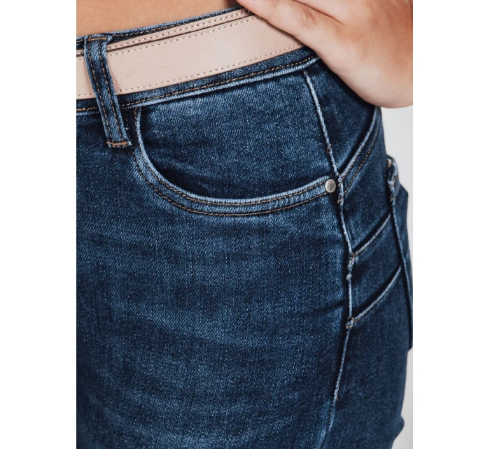 Dámske skinny džínsy modré FashionStreet UY2826