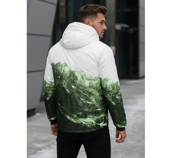 Pánská zimní lyžařská bunda zelená Dstreet model 21995669 - FashionStreet Pánská zimní lyžařská bunda zelená Dstreet model 21995669 - FashionStreet